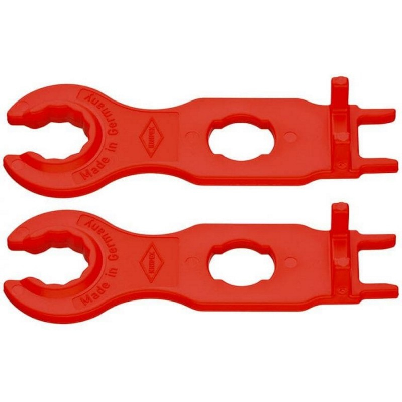 2 dalių veržliarakčių rinkinys KNIPEX MC4 jungtims 2 dalių veržliarakčių rinkinys KNIPEX MC4 jungtims