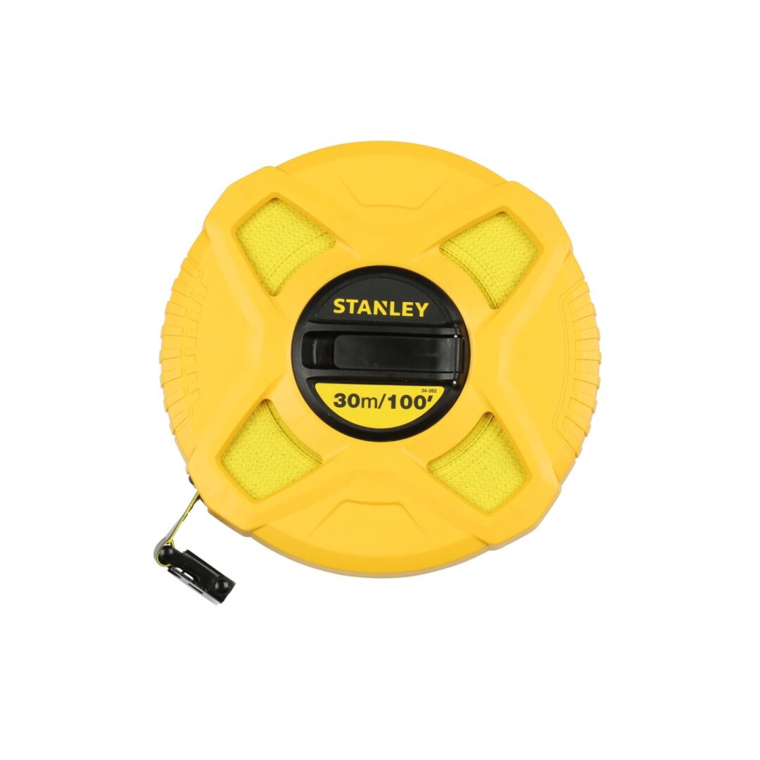 30 m/100 pėdų pluošto ruletė-ABS uždaras dėklas Stanley 0-34-262 2
