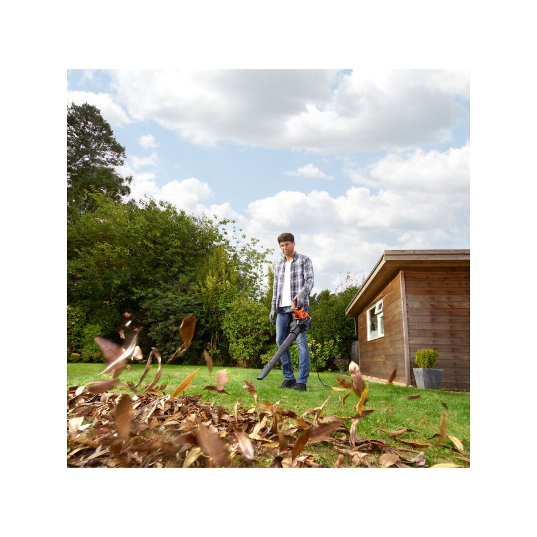 3000 W laidinis nugaros kuprinės tipo pūstuvas-siurblys, BEBLV300-QS, Black&Decker 2