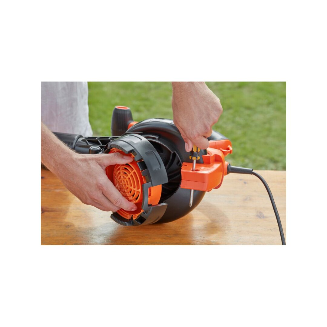 3000 W laidinis nugaros kuprinės tipo pūstuvas-siurblys, BEBLV300-QS, Black&Decker 7