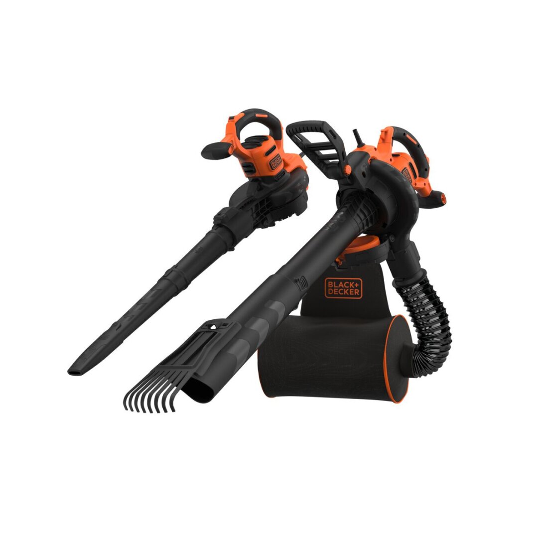 3000 W nugaros kuprinės tipo pūstuvas-siurblys su diržais ir grėbliu, BEBLV301-QS, Black&Decker 3000 W nugaros kuprinės tipo pūstuvas-siurblys su diržais ir grėbliu, BEBLV301-QS, Black&Decker