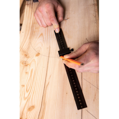 30 cm ilgio liniuotė su padėties nustatymo blokeliu 7 30 cm ilgio liniuotė su padėties nustatymo blokeliu 7