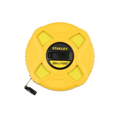 30 m/100 pėdų pluošto ruletė-ABS uždaras dėklas Stanley 0-34-262 2 30 m/100 pėdų pluošto ruletė-ABS uždaras dėklas Stanley 0-34-262 2