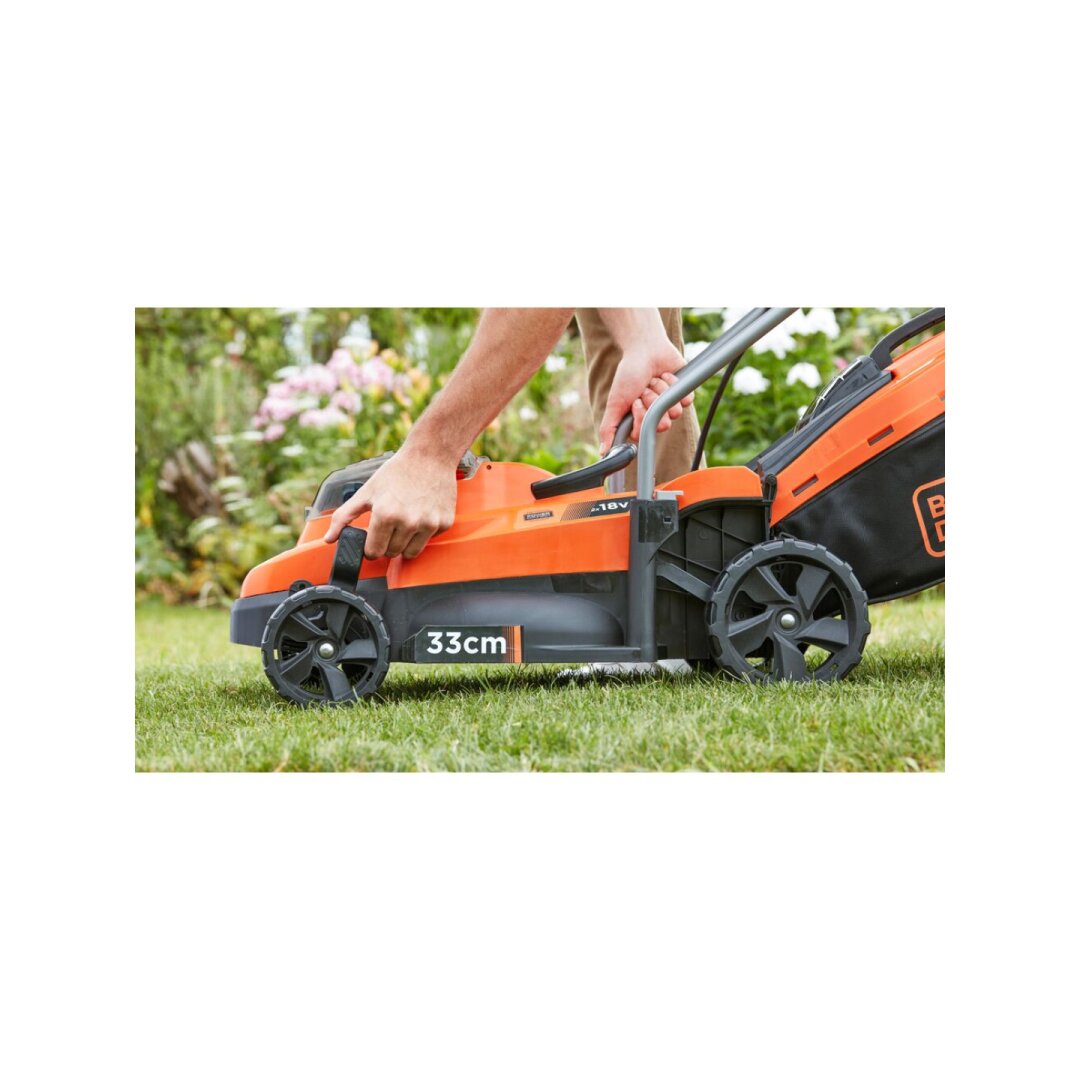 33 cm 2x18 V belaidė vejapjovė 4,0 Ah, BCMW33184L2-QW, 2 X 4 AH, Black&Decker 6