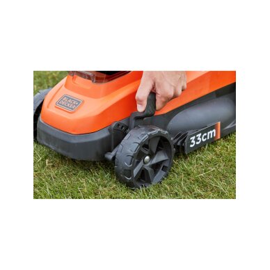 33 cm 2x18 V belaidė vejapjovė, BCMW3318N-XJ, (be akumuliatoriaus ir pakrovėjo), Black&Decker 4