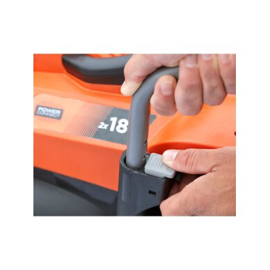 33 cm 2x18 V belaidė vejapjovė, BCMW3318N-XJ, (be akumuliatoriaus ir pakrovėjo), Black&Decker 8