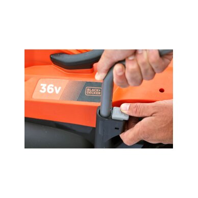 33 cm 36 V belaidė vejapjovė, BCMW3336N-XJ, (be akumuliatoriaus ir pakrovėjo), Black&Decker 6