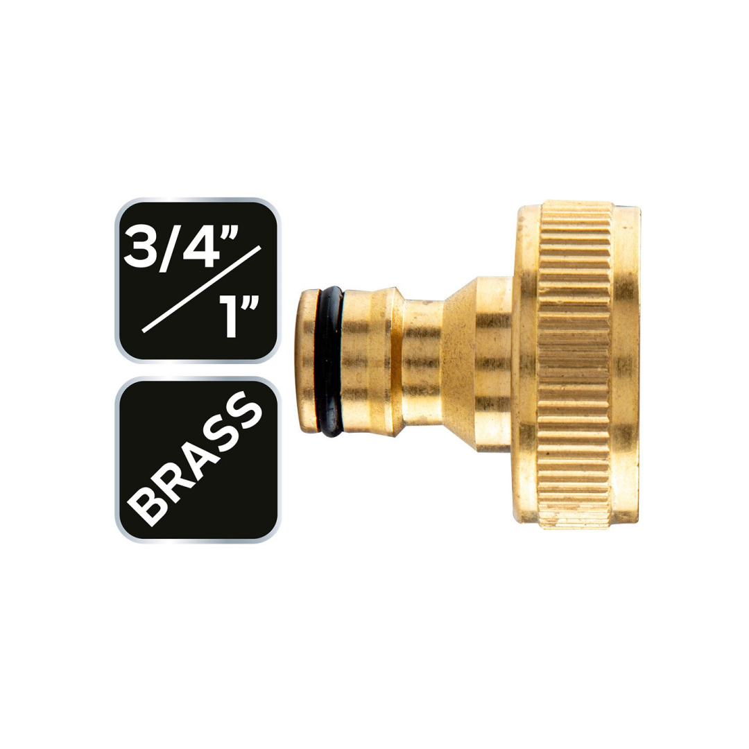 3/4"-1" čiaupo jungtis, žalvaris 6 3/4"-1" čiaupo jungtis, žalvaris 6