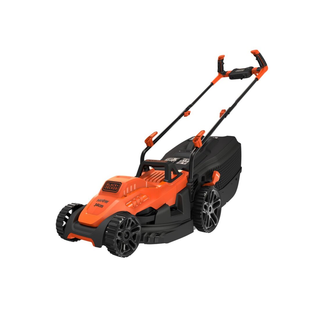 34 cm 1400 W vejapjovė su dviračių rankena, BEMW461BH-QS, Black&Decker 34 cm 1400 W vejapjovė su dviračių rankena, BEMW461BH-QS, Black&Decker