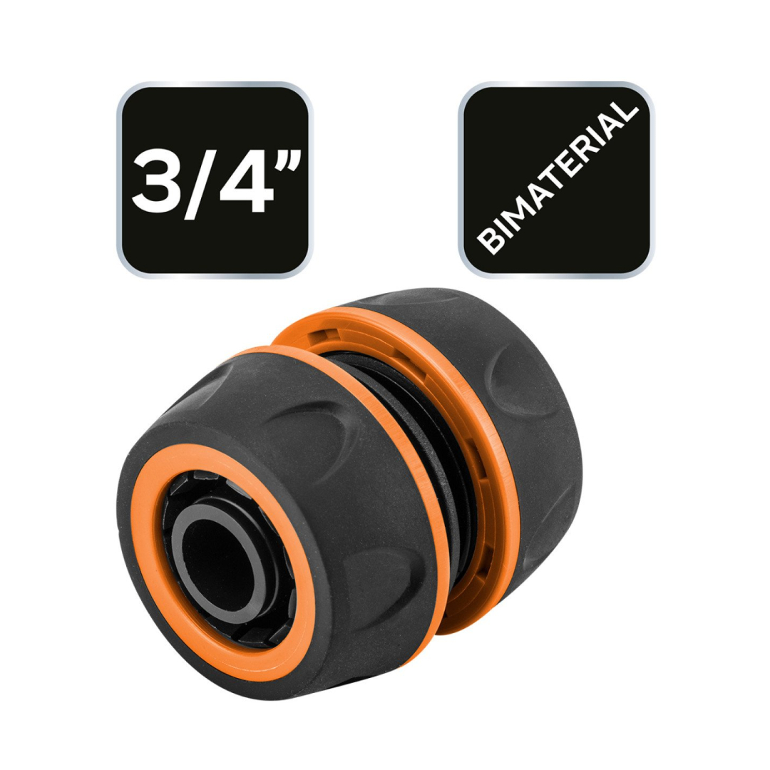 3/4" žarnos remontinis įtaisas, bimedžiaginis 5 3/4" žarnos remontinis įtaisas, bimedžiaginis 5