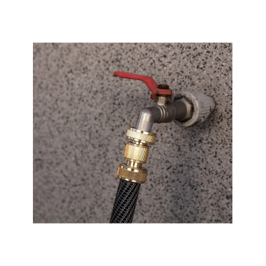 3/4"-1" čiaupo jungtis, žalvaris 4