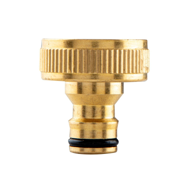 3/4"-1" čiaupo jungtis, žalvaris