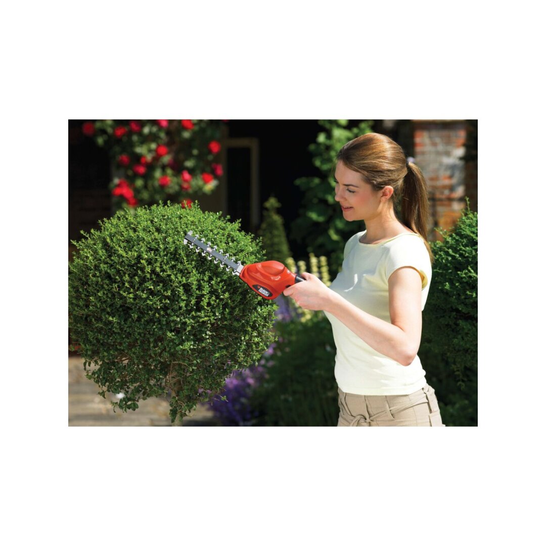 3,6 V kompaktiška krūmapjovė, GSL300-QW, Integruotas Akumuliatorius 1.1 AH, Black&Decker 4