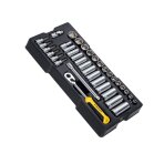 36vnt 3/8" Galvučių kompletas