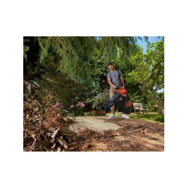 36 V pūstuvas-siurblys su 2,5 Ah baterija. 1,35 A įkroviklis., BCBLV3625L1-QW, 1 X 2.5AH, Black&Decker 4