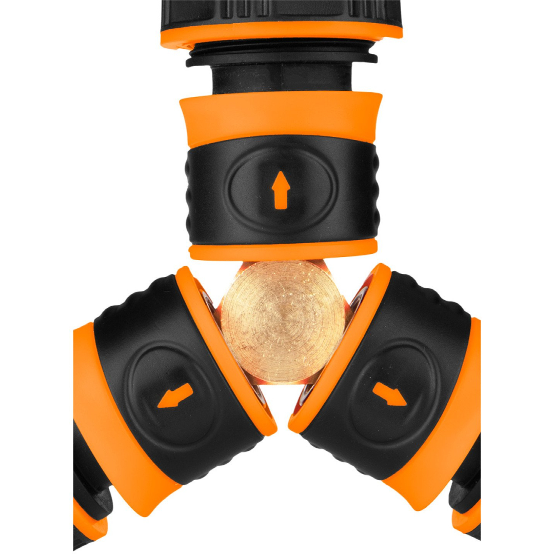 3 krypčių Y jungtis, žalvaris 2