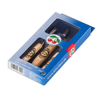 3 dalių kaltų medžiui rinkinys KIRSCHEN 3450 3 dalių kaltų medžiui rinkinys KIRSCHEN 3450
