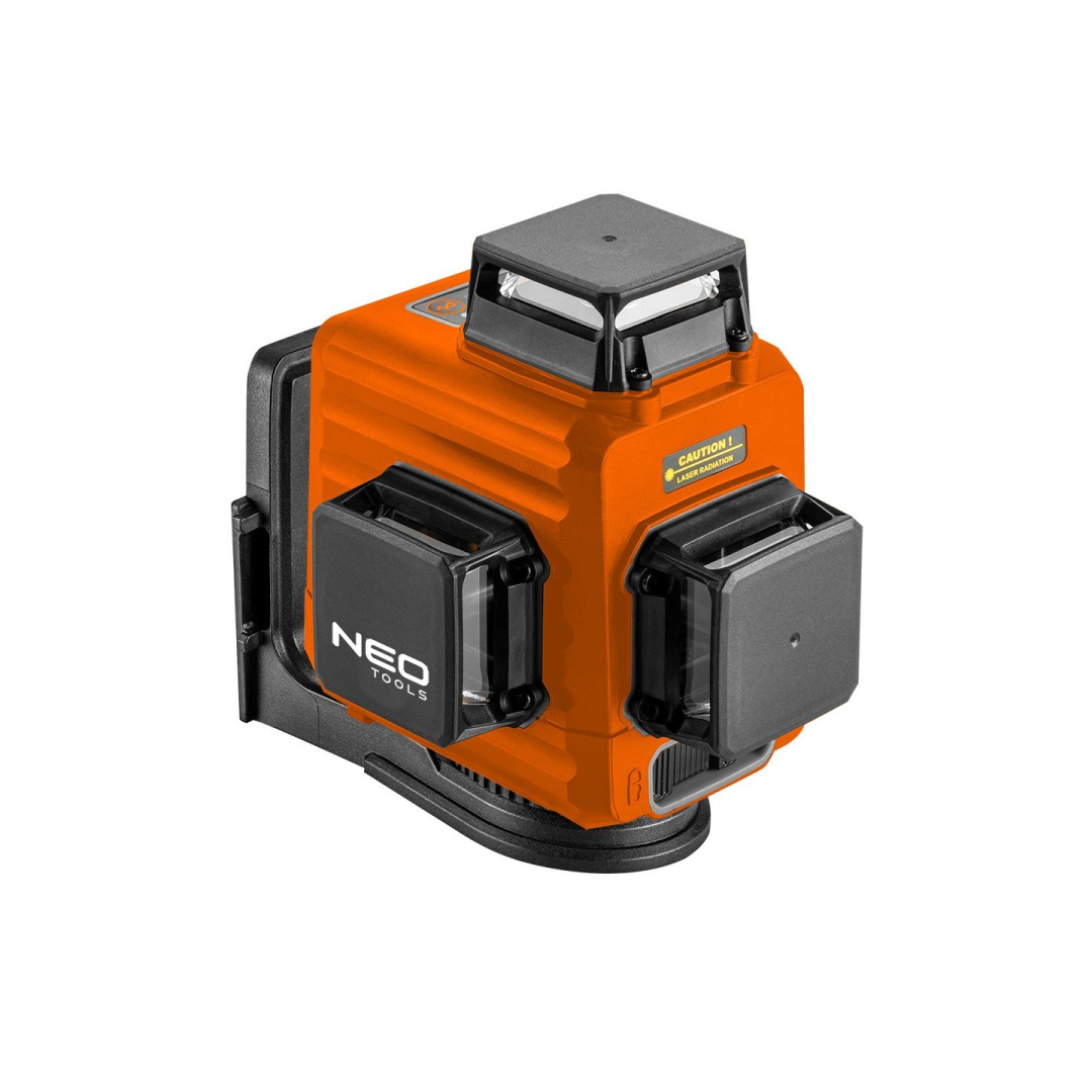 3D lazeris NEO 75-104, raudonas, dėklas, tikslinė plokštelė, magnetinis laikiklis, įkroviklis 3