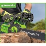 Grandininis akumuliatorinis pjūklas Greenworks G40CS30II, 40V, 30cm (be akum. ir krov.)