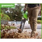 Akumuliatorinis pūstuvas Greenworks GD40ABII, 40V (be akum. ir krov.)