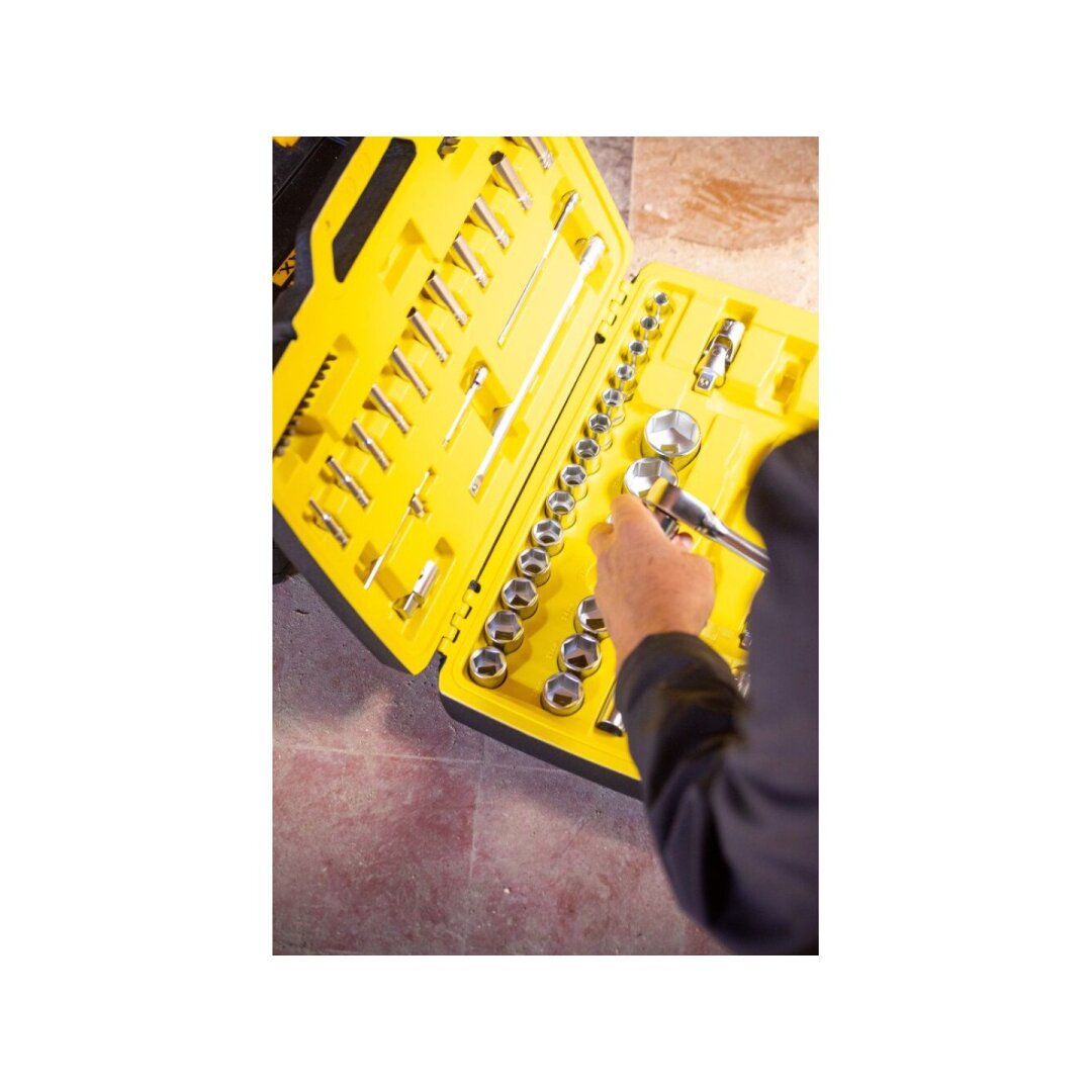 49 vnt Terkšlės ir galvičių rinkinys  3/8" 3