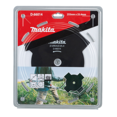 4-ašmenų krūmapjovės peilis Makita D-66014, 255x25,4mm 1 4-ašmenų krūmapjovės peilis Makita D-66014, 255x25,4mm 1