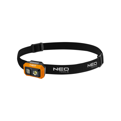 500 lm USB COB LED pakraunamas žibintas ant galvos
