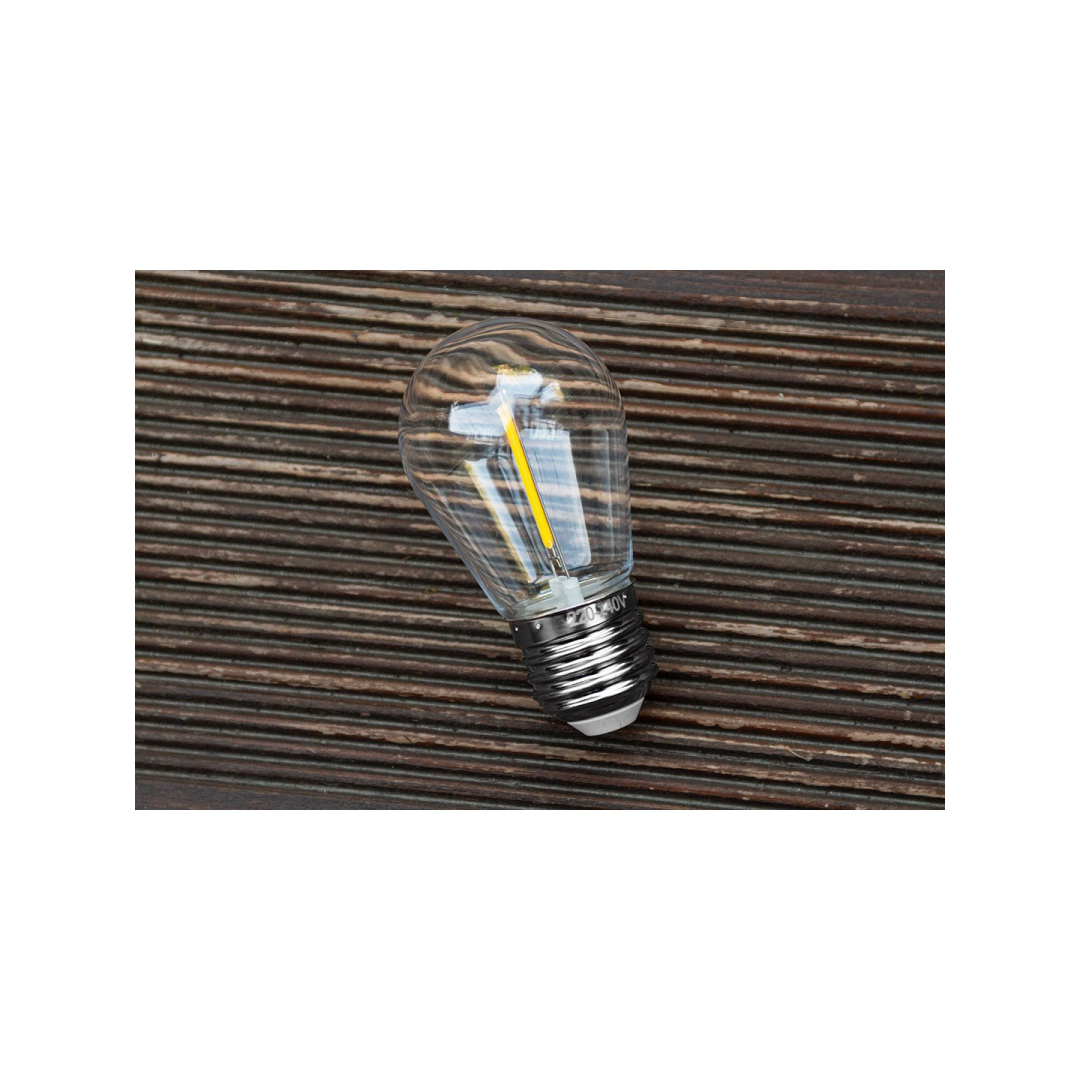 5 vnt. 1W, E27 lemputės girliandoms 4