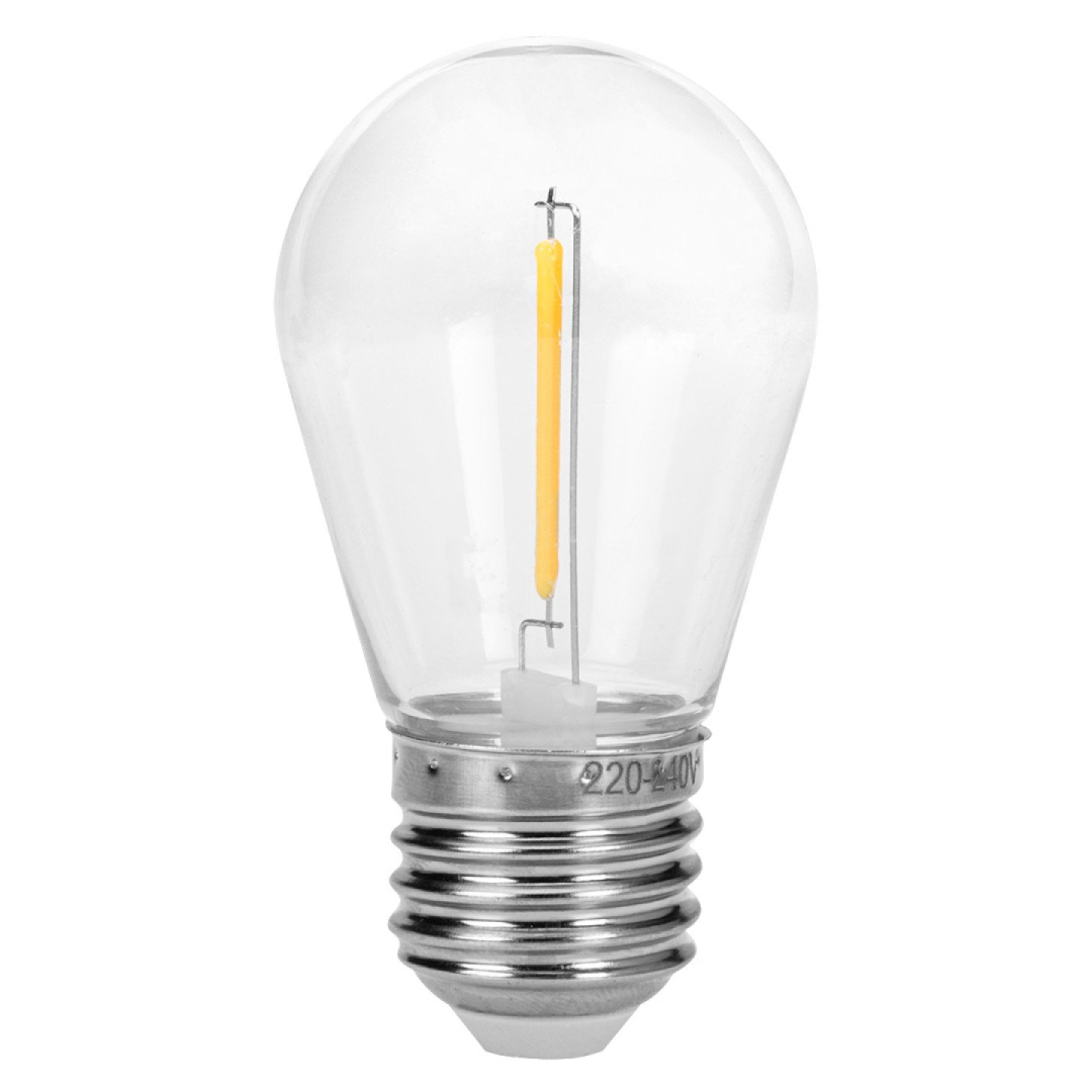 5 vnt. 1W, E27 lemputės girliandoms 7