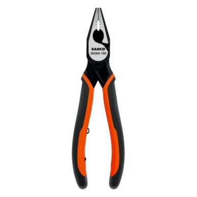 Kombinuotos replės Bahco Ergo 160mm, ypač kietai vielai 1 Kombinuotos replės Bahco Ergo 160mm, ypač kietai vielai 1