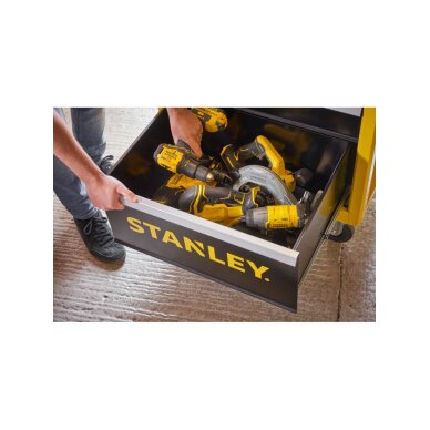 5 stalčiai Stanley Įrankių vežimėlis 6