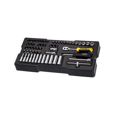 60vnt 1/4" Galvučių kompletas 6 60vnt 1/4" Galvučių kompletas 6