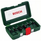 Bosch 6 frezų komplektas 8 mm kotu 2607019463