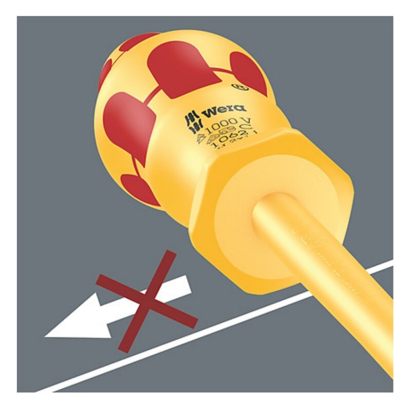 6-ių atsuktuvų rinkinys elektrikui WERA Kraftform VDE 1060 i/1062 i/6 3 6-ių atsuktuvų rinkinys elektrikui WERA Kraftform VDE 1060 i/1062 i/6 3