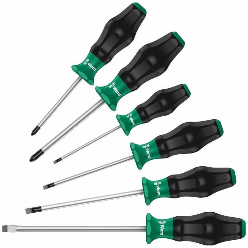 6-ių atsuktuvų rinkinys WERA Comfort 1334/6 6-ių atsuktuvų rinkinys WERA Comfort 1334/6