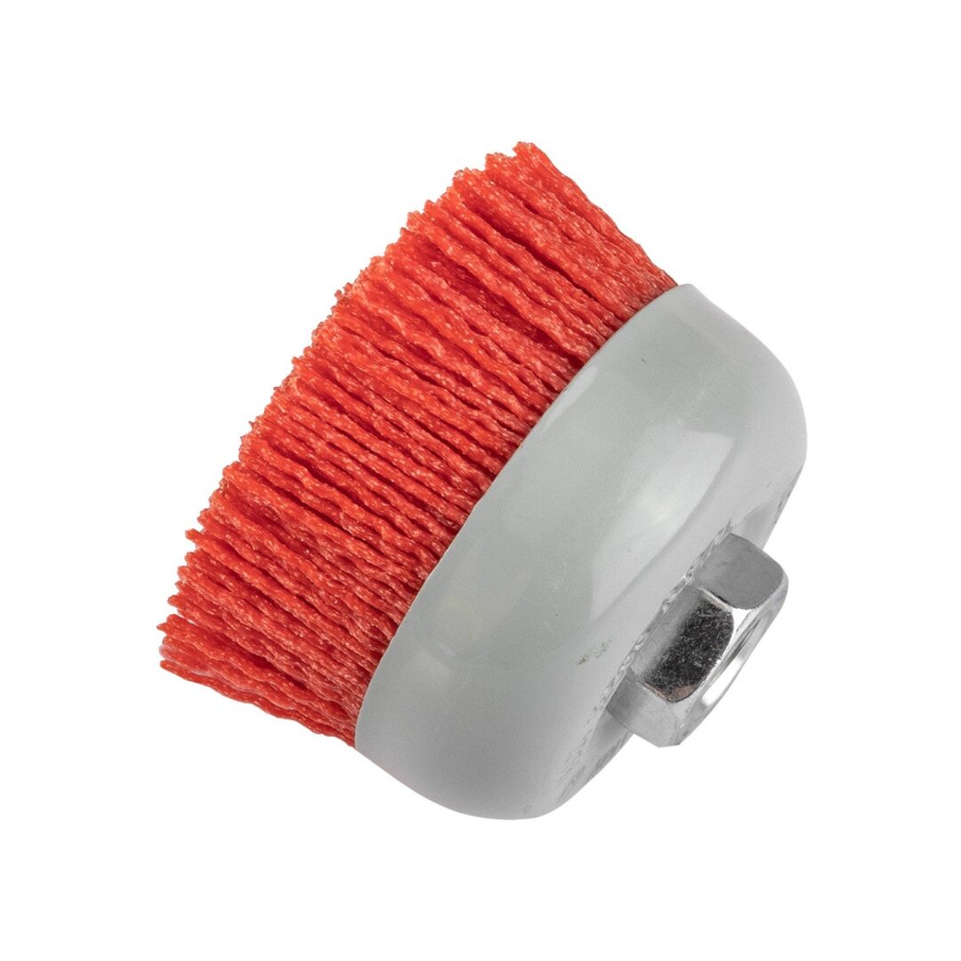 75 mm nailono užpakalio šepetėlis, M14 6 75 mm nailono užpakalio šepetėlis, M14 6