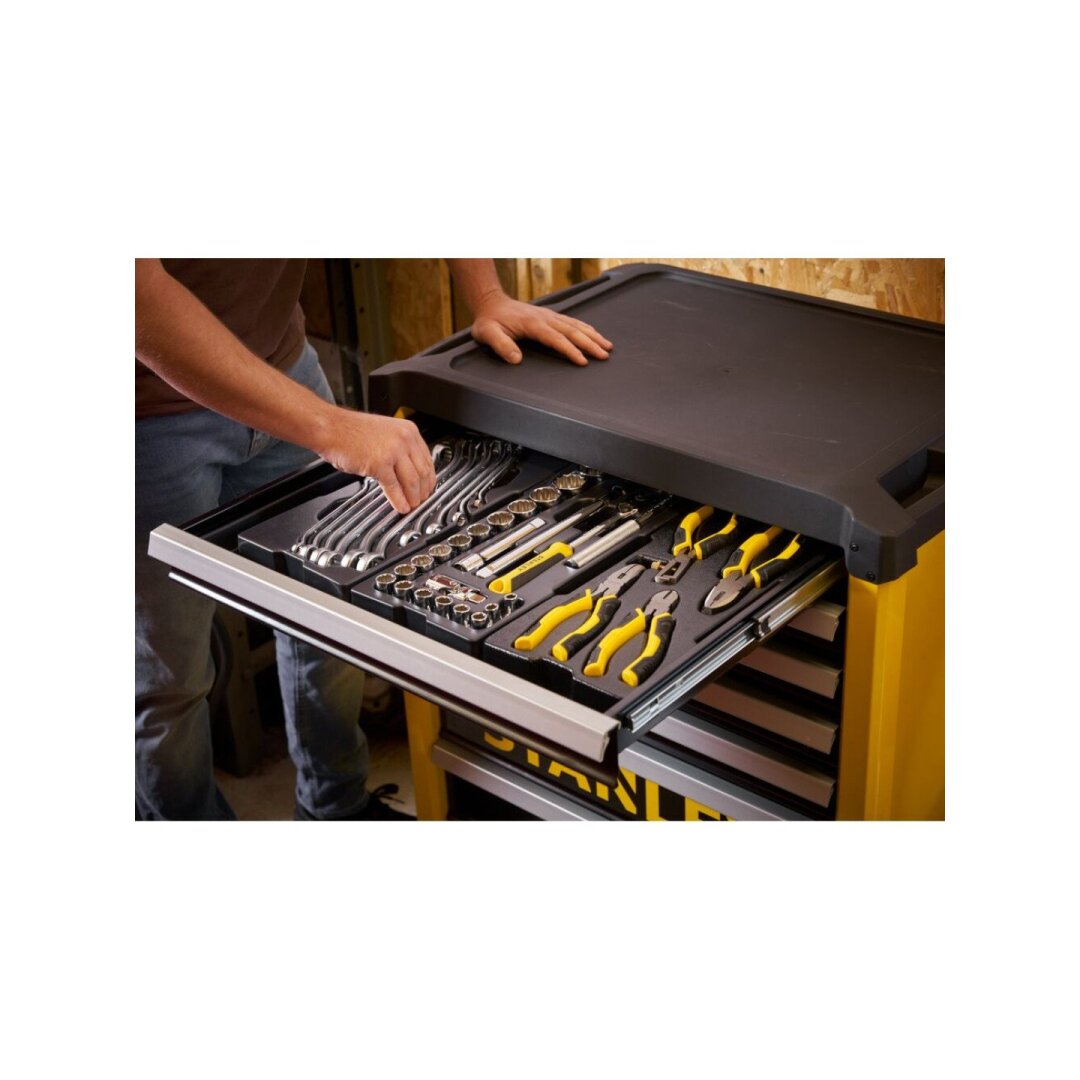 7 stalčiai Stanley Įrankių vežimėlis 1 7 stalčiai Stanley Įrankių vežimėlis 1