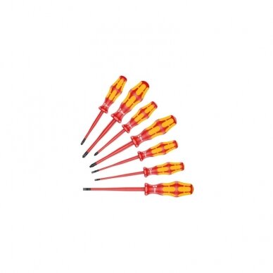 7-ių atsuktuvų rinkinys elektrikui WERA 160 iSS/7 7-ių atsuktuvų rinkinys elektrikui WERA 160 iSS/7