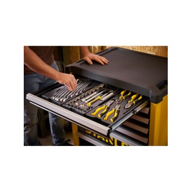 7 stalčiai Stanley Įrankių vežimėlis 1 7 stalčiai Stanley Įrankių vežimėlis 1