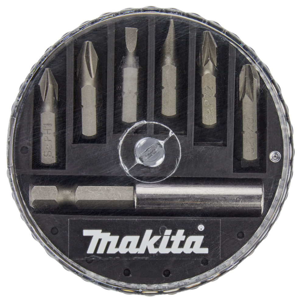 Torsion sukimo antgalių komplektas Makita D-73271, (Ph1, Ph2, Sl3, Sl5, Pz2, Pz3, magnetinis laikilis), 7 vnt. Torsion sukimo antgalių komplektas Makita D-73271, (Ph1, Ph2, Sl3, Sl5, Pz2, Pz3, magnetinis laikilis), 7 vnt.