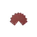 80G šlifavimo popierius 115X115 10 vnt. pakuotėje1/4 SHEET
