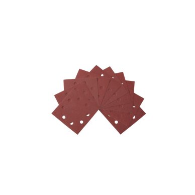 80G šlifavimo popierius 115X115 10 vnt. pakuotėje1/4 SHEET