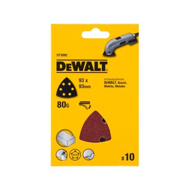 80G Šlifavimo popierius pakuoteje 10vnt 5 80G Šlifavimo popierius pakuoteje 10vnt 5