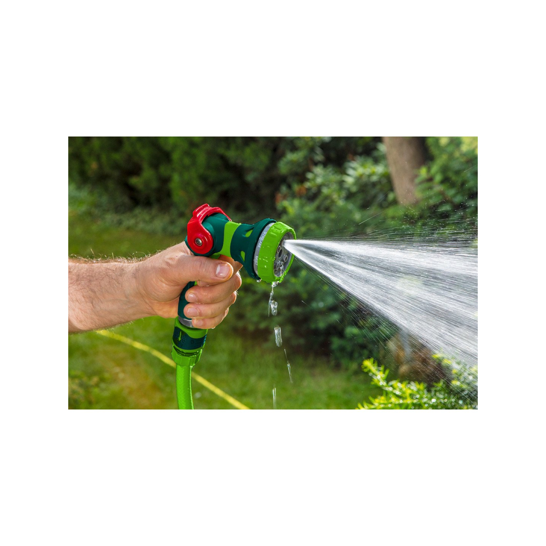 8 raštų purkštuvas su nykščiu valdomu purkštuvu 5