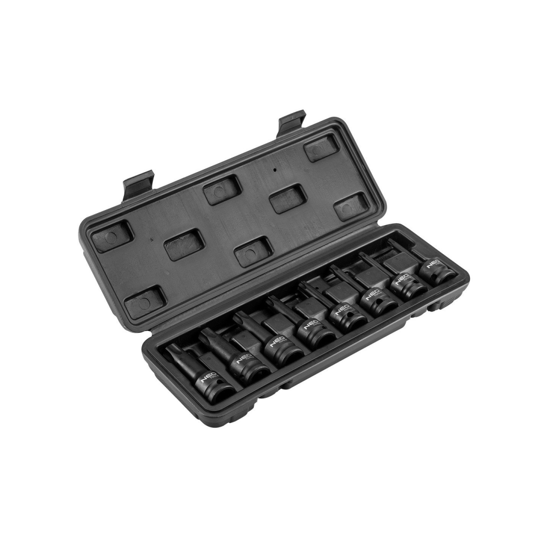 8 TORX smūginių galvučių rinkinys