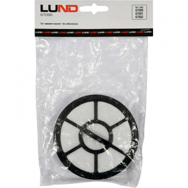 Vidinis vakuumo filtras dulkių siurbliui Lund (skirta 67090, 67091, 67092) 3 Vidinis vakuumo filtras dulkių siurbliui Lund (skirta 67090, 67091, 67092) 3