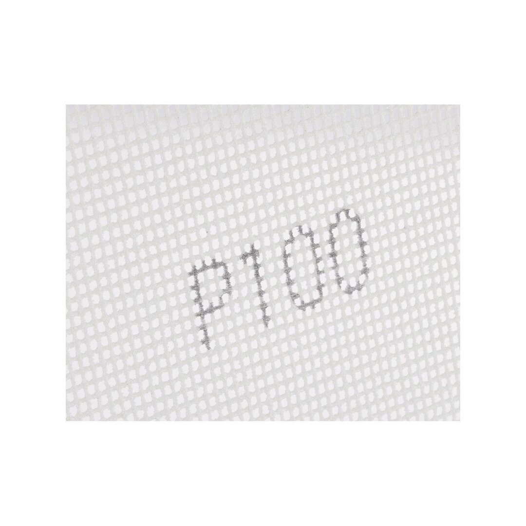Abrazyvinis tinklelis baltas 115 x 280 mm, P100 3 Abrazyvinis tinklelis baltas 115 x 280 mm, P100 3