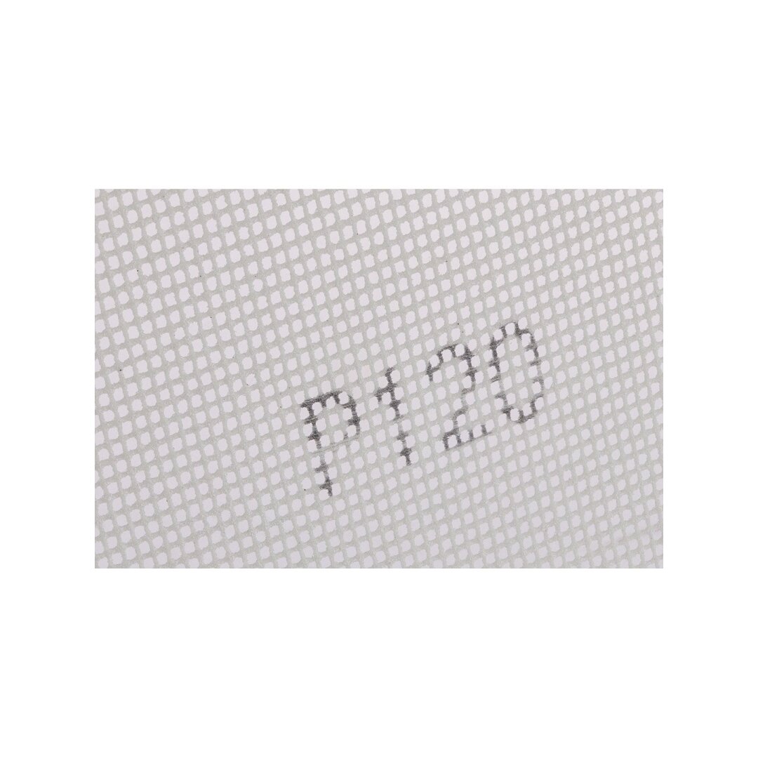 Abrazyvinis tinklelis baltas 115 x 280 mm, P120 3 Abrazyvinis tinklelis baltas 115 x 280 mm, P120 3