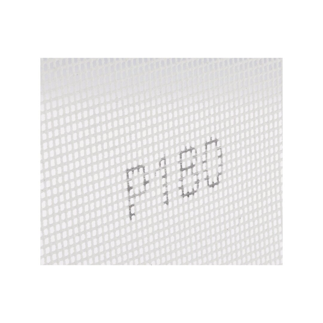 Abrazyvinis tinklelis baltas 115 x 280 mm, p180 3 Abrazyvinis tinklelis baltas 115 x 280 mm, p180 3