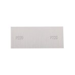 Abrazyvinis tinklelis baltas 115 x 280 mm, p220